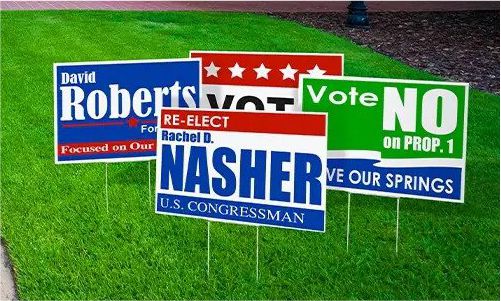 CAT - Political yard signs Kissimmee